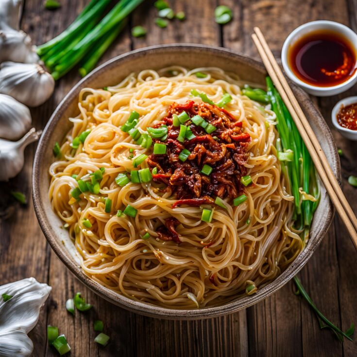 Garlic Chili Oil Noodles Recipe