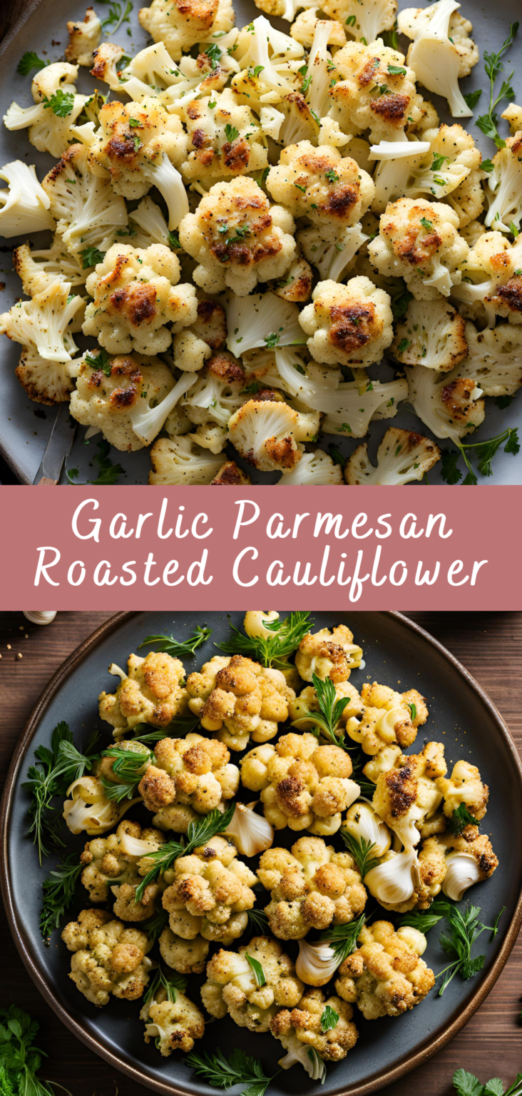 Garlic Parmesan Roasted Cauliflower Recipe | Cheff Recipes