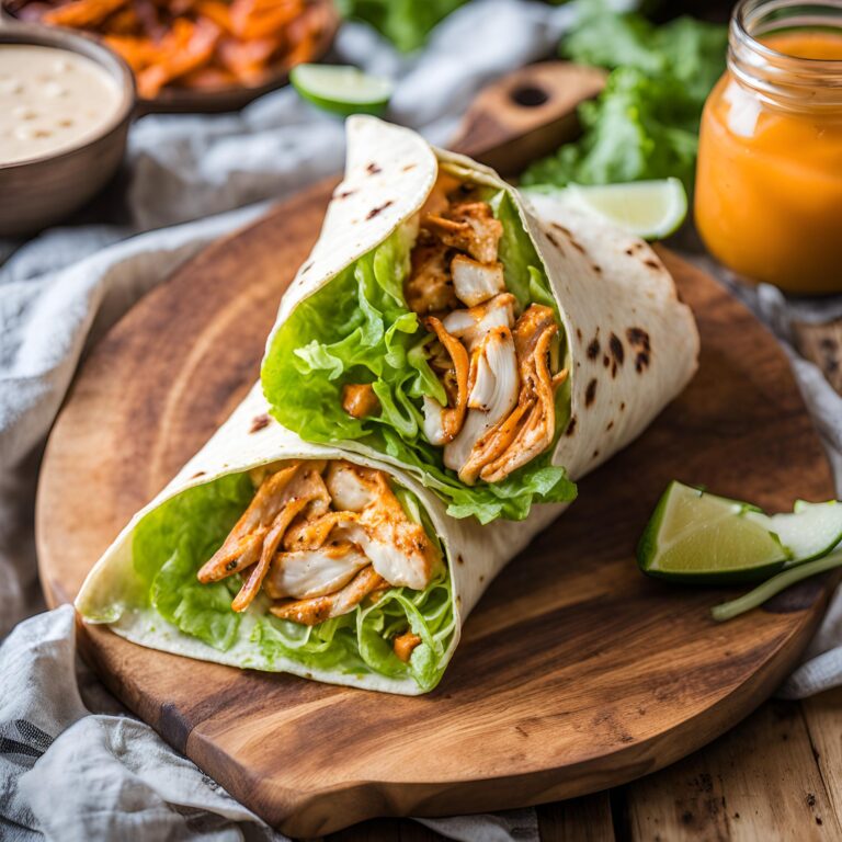 Grilled Buffalo Chicken Wraps Recipe