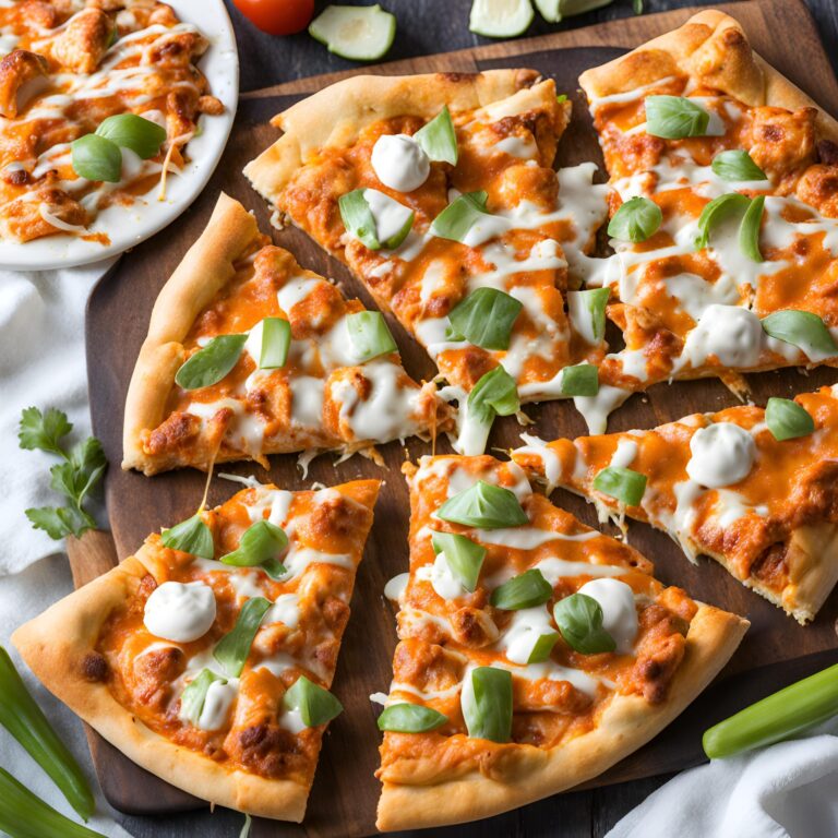 Homemade Buffalo Chicken Pizza Recipe