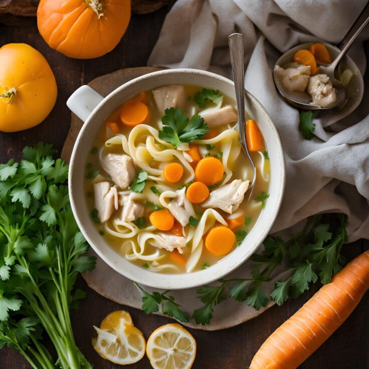 Homemade Chicken Noodle Soup Recipe