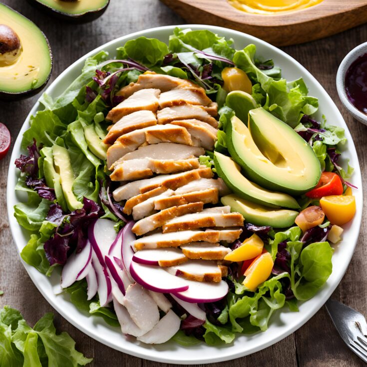 Honey Mustard Chicken Salad With Avocado Recipe