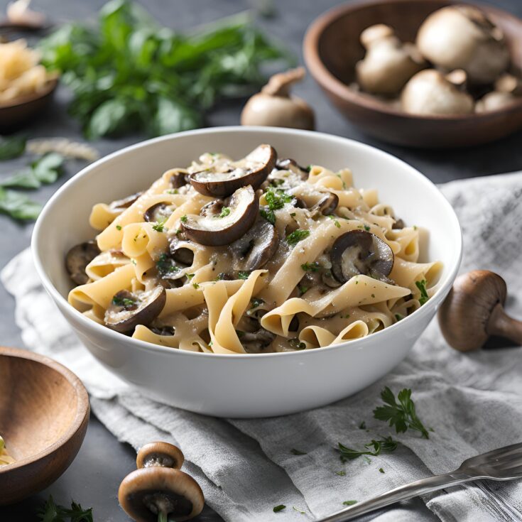 Creamy Mushroom Pasta Recipe