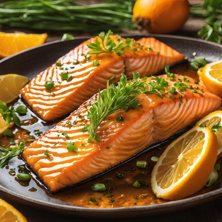 Pan Fried Orange Salmon Recipe