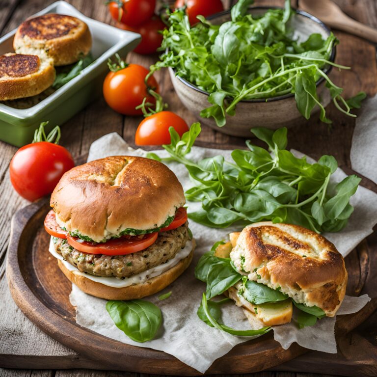 Pesto Zucchini Turkey Burgers Recipe