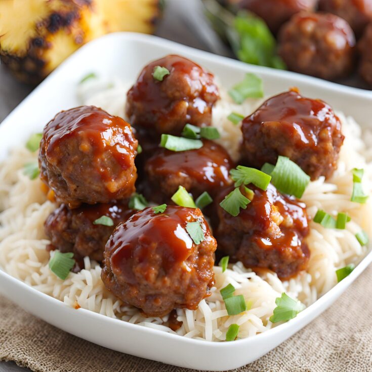 Pineapple BBQ Meatballs Recipe