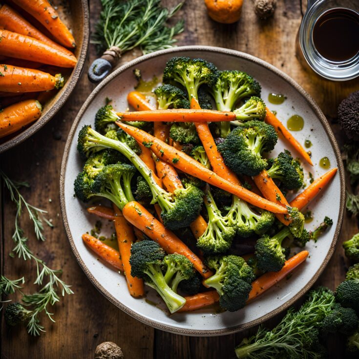 Roasted Broccoli and Carrots Recipe