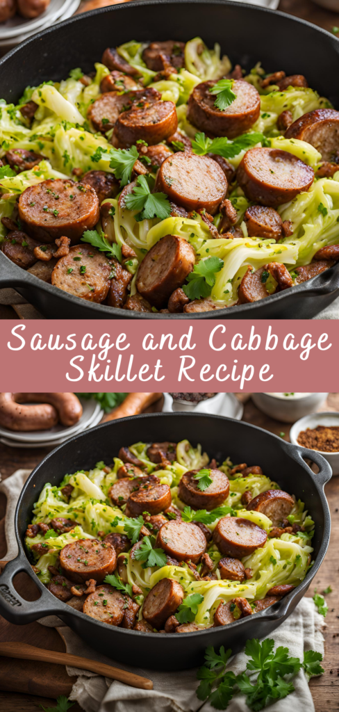 Sausage and Cabbage Skillet Recipe | Cheff Recipes