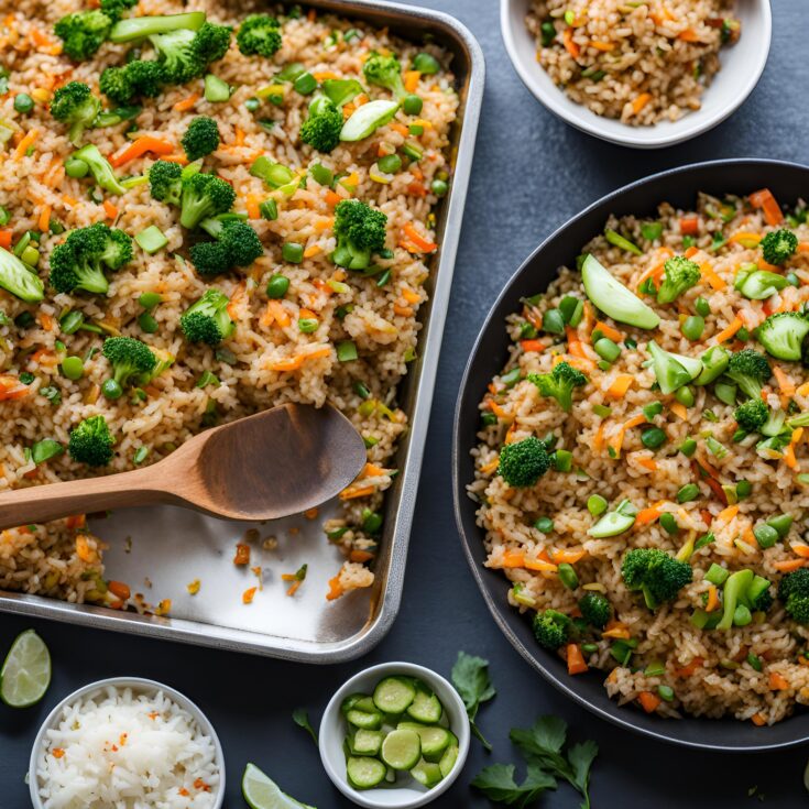 Sheet Pan Fried Rice Recipe