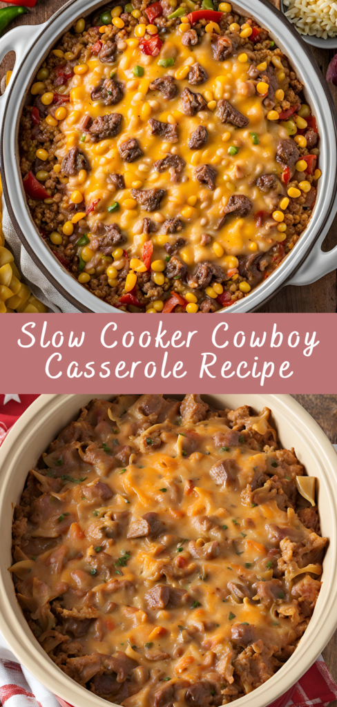 Slow Cooker Cowboy Casserole Recipe | Cheff Recipes