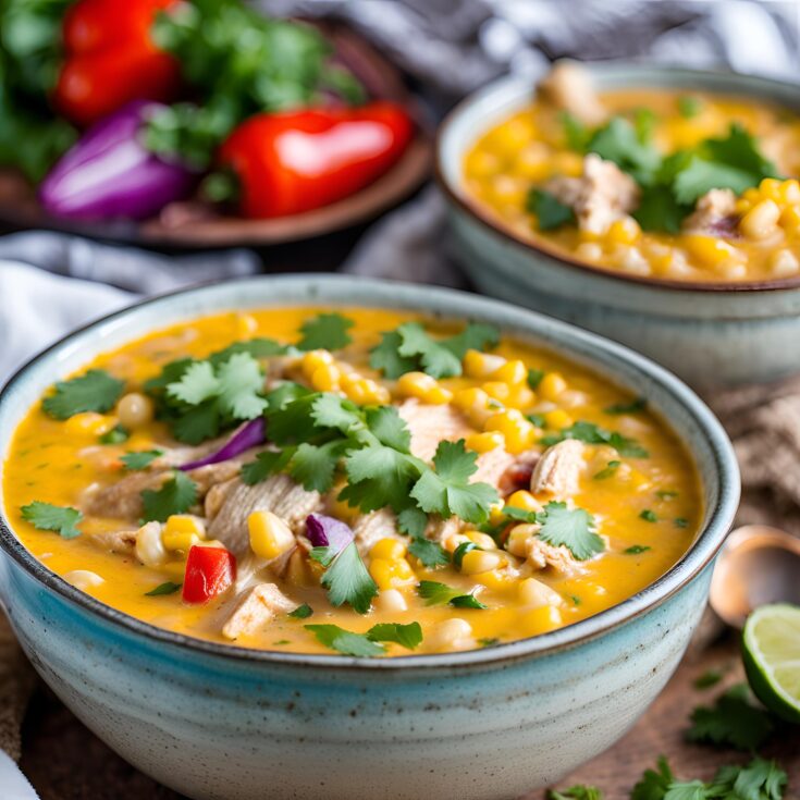 Slow Cooker Mexican Chicken Corn Chowder Recipe