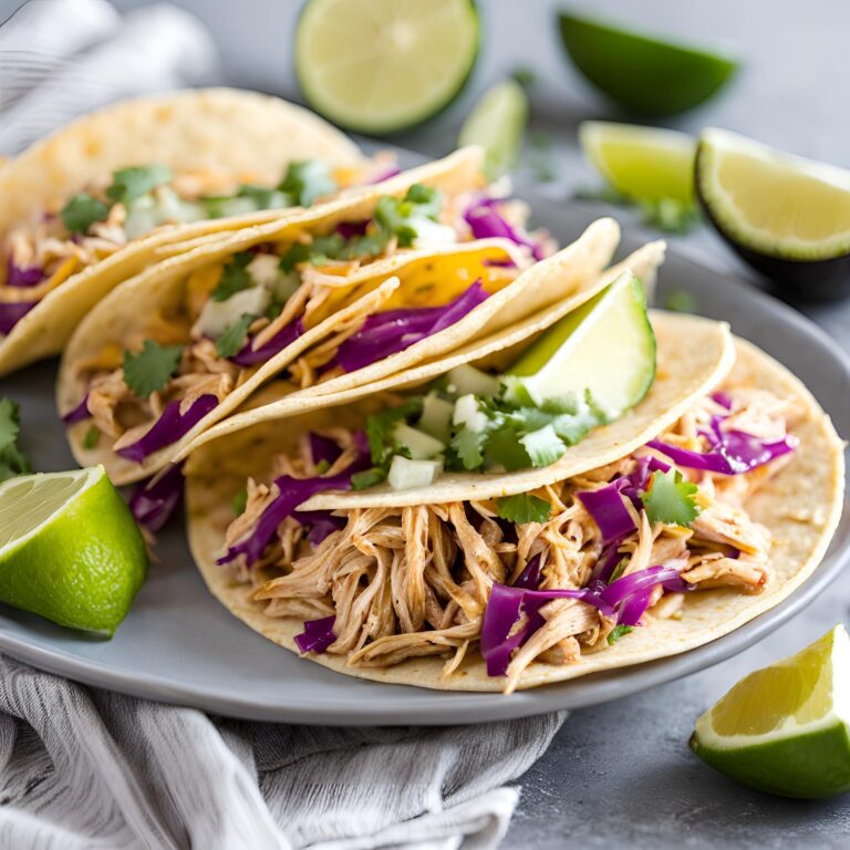 Slow Cooker Shredded Chicken Tacos Recipe