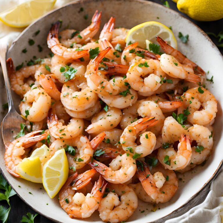 Spicy Lemon Garlic Shrimp Recipe