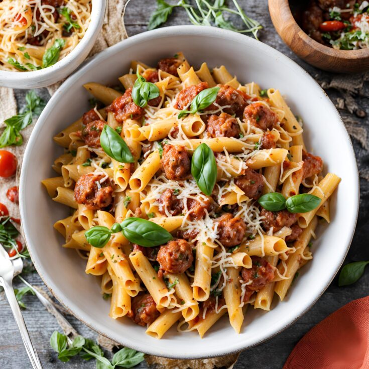 Spicy Sausage Pasta Recipe