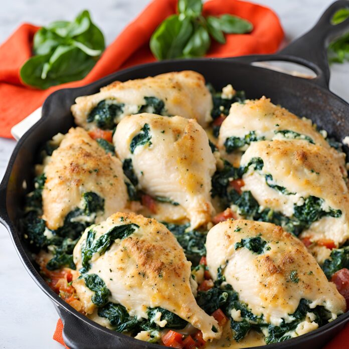 Spinach and Ricotta Stuffed Chicken Recipe