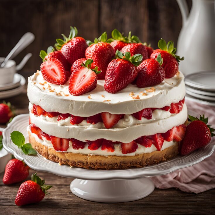 Strawberry Shortcake Cheesecake Recipe