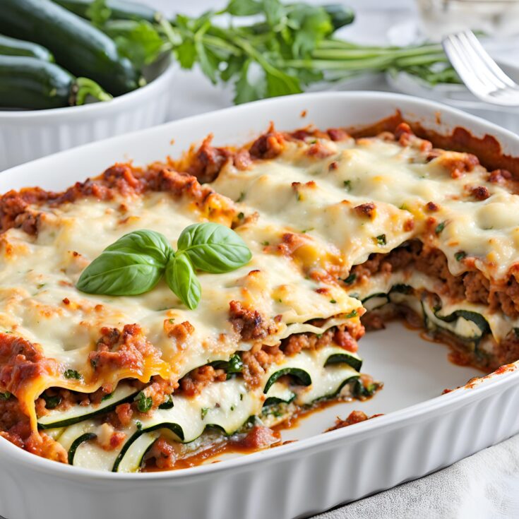 Zucchini Lasagna with Ground Turkey Recipe