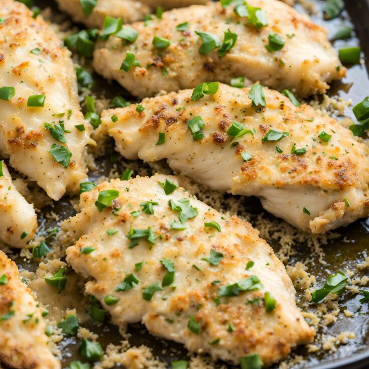 15 Minute Baked Garlic Parmesan Chicken Recipe