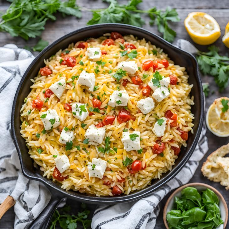 Best Baked Feta Orzo Recipe