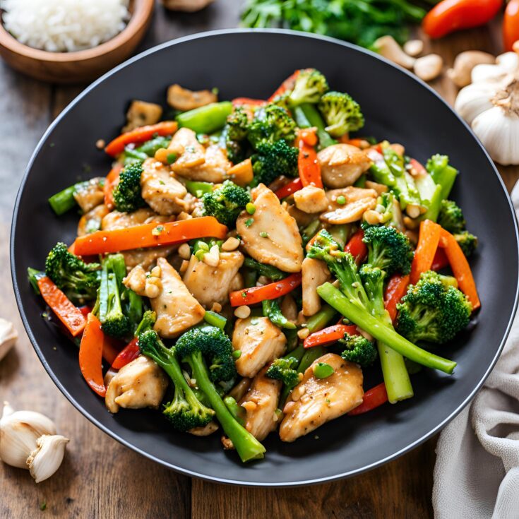 Best Garlic Chicken Vegetable Stir Fry Recipe