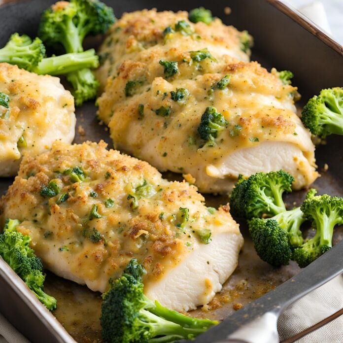 Broccoli and Cheese Stuffed Chicken Breasts Recipe