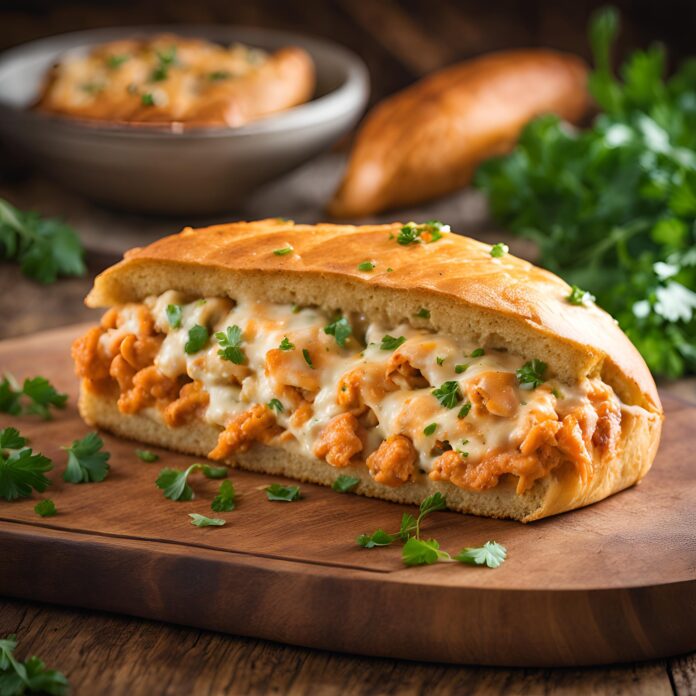 Buffalo Chicken Stuffed Bread Recipe