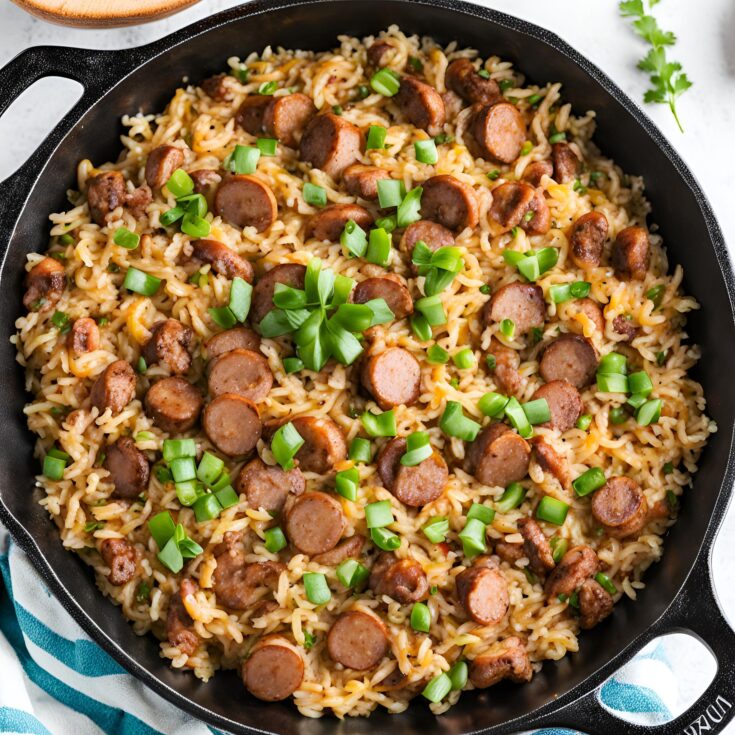 Cajun Sausage and Rice Skillet Recipe