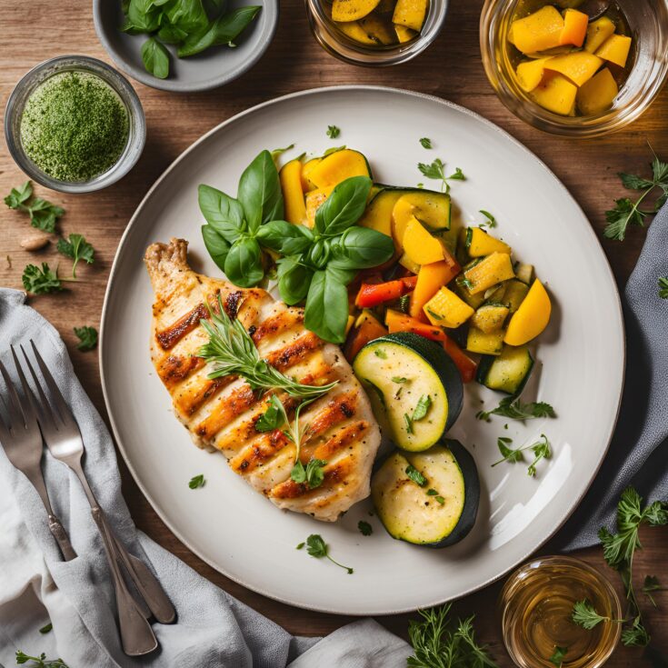  Chicken Breast with Zucchini and Squash Recipe