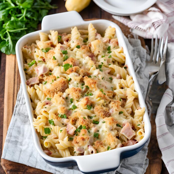 Chicken Cordon Bleu Pasta Bake Recipe