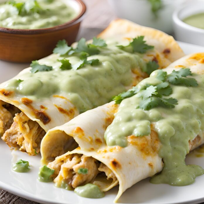 Chicken Enchiladas with Green Sauce Recipe
