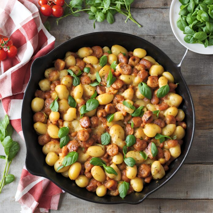 Chicken Sausage and Gnocchi Skillet Recipe