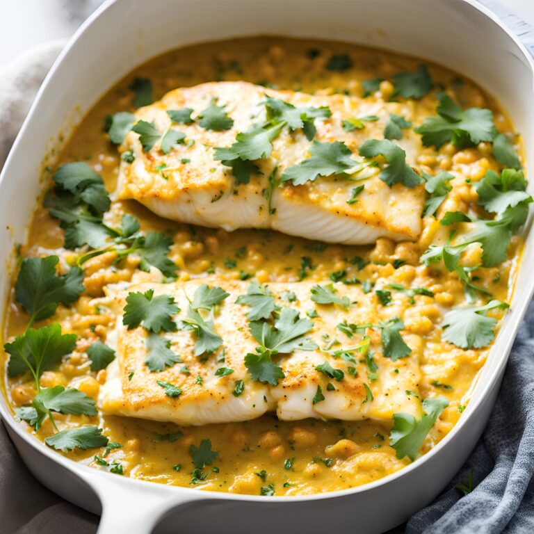 Coconut Curry Baked Cod Recipe