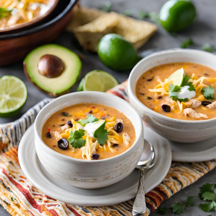 Creamy Chicken Tortilla Soup Recipe