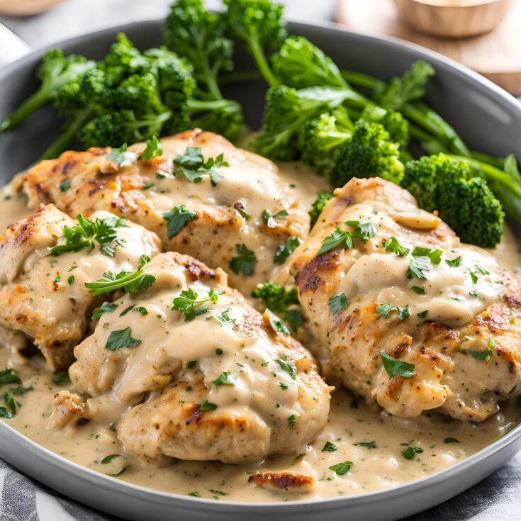 Creamy Garlic Herb Cajun Chicken Thighs Recipe