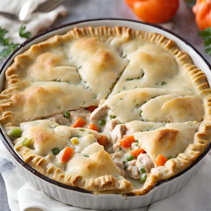 Crustless Chicken Pot Pie Recipe