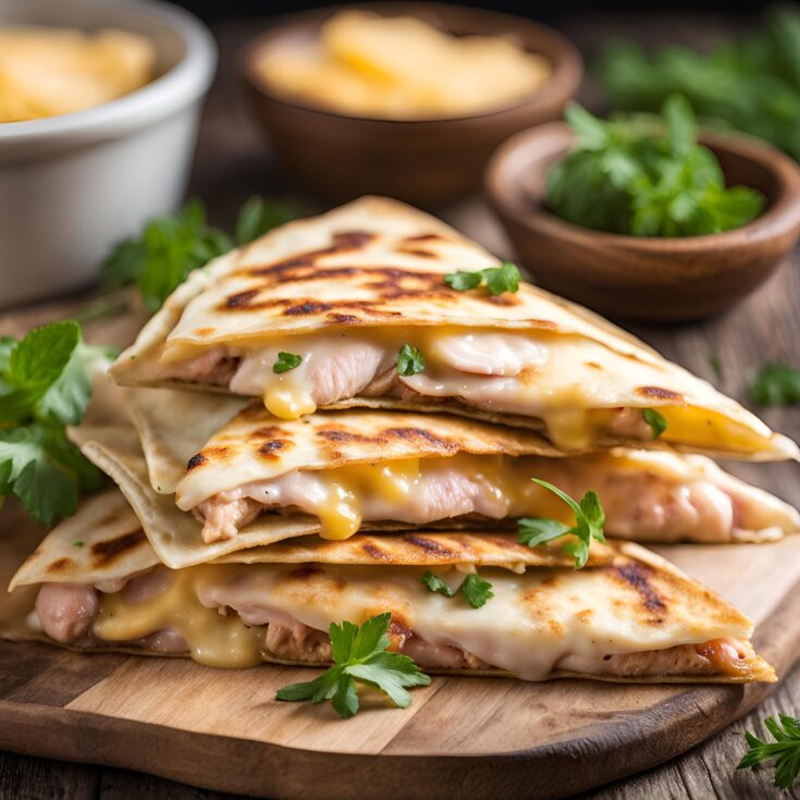 Delicious Chicken Cordon Bleu Quesadillas Recipe