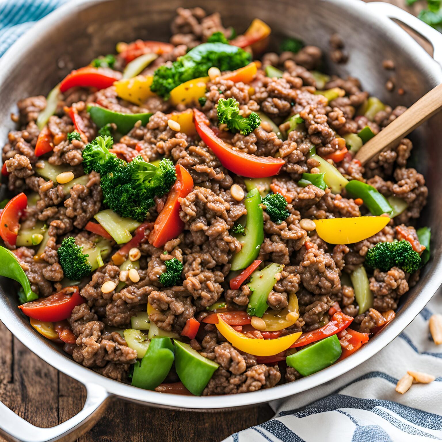 Delicious Mediterranean Ground Beef Stir Fry Recipe | Cheff Recipes