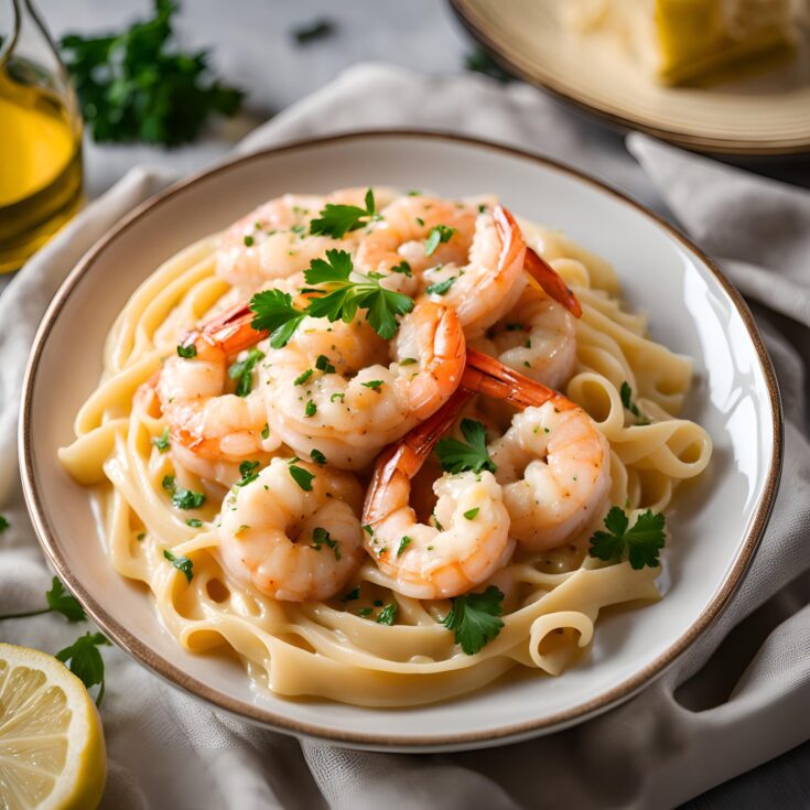 Easy Creamy Garlic Shrimp Recipe