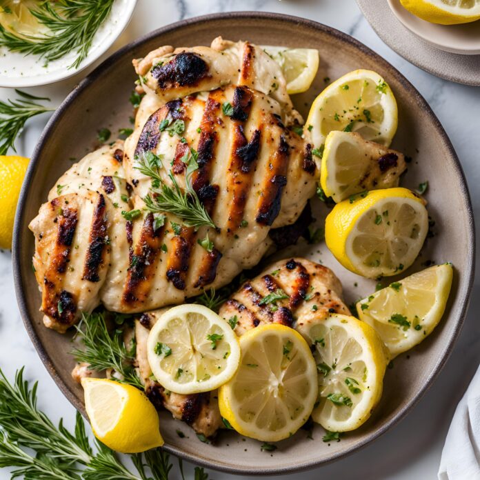 Grilled Greek Lemon Chicken Recipe