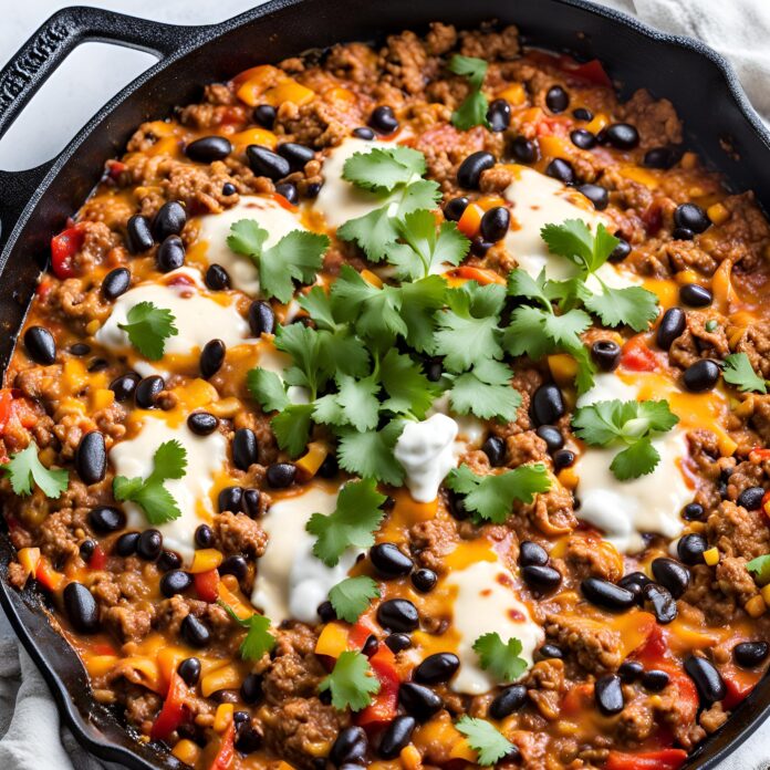 Ground Turkey Enchilada Skillet Meal Recipe