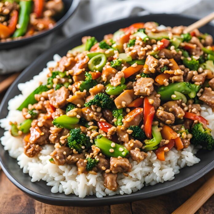 Ground Turkey Teriyaki Stir Fry Recipe