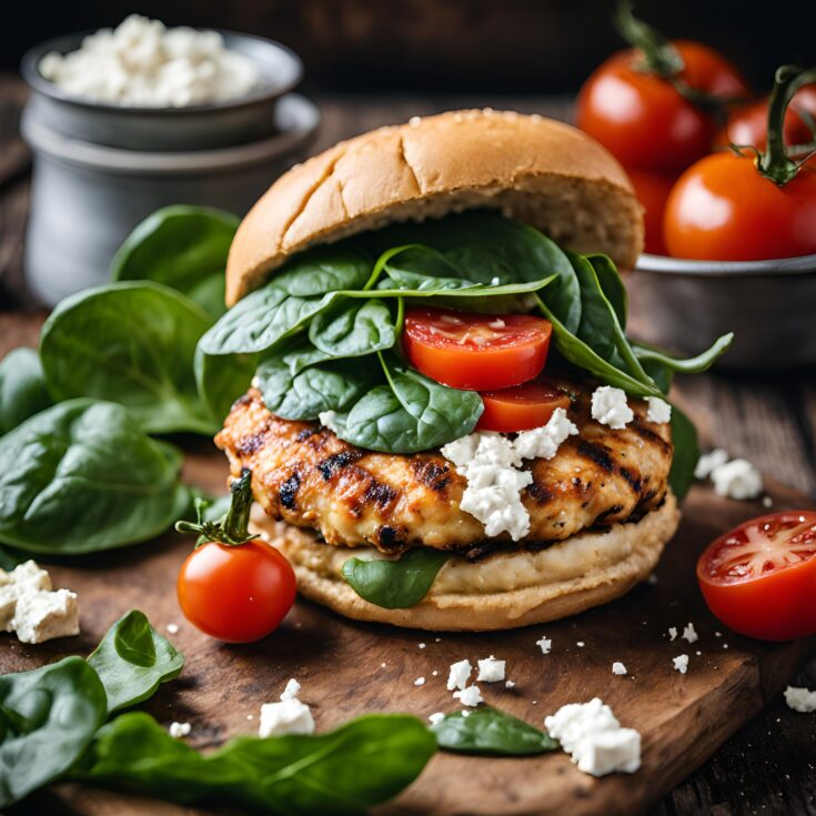 Healthy Greek Chicken Burgers Recipe