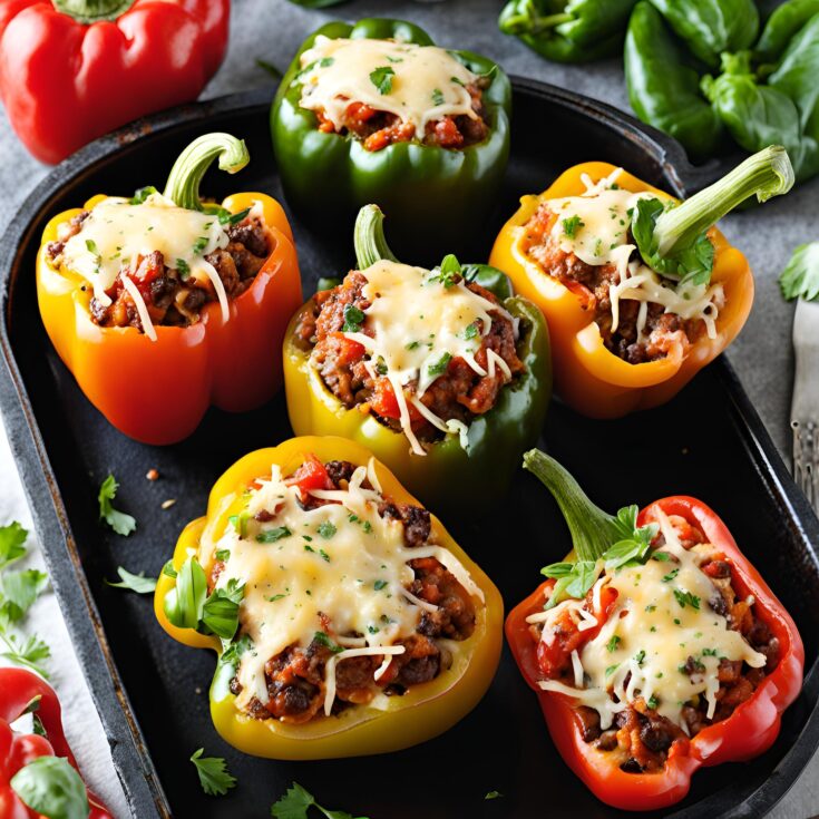 Italian Stuffed Bell Peppers Recipe