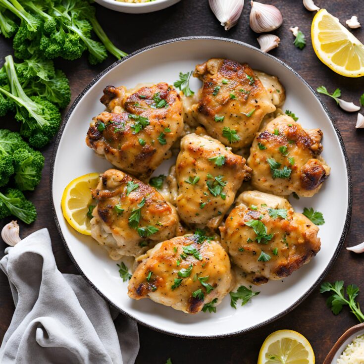 Juicy Garlic Butter Chicken Thighs Recipe