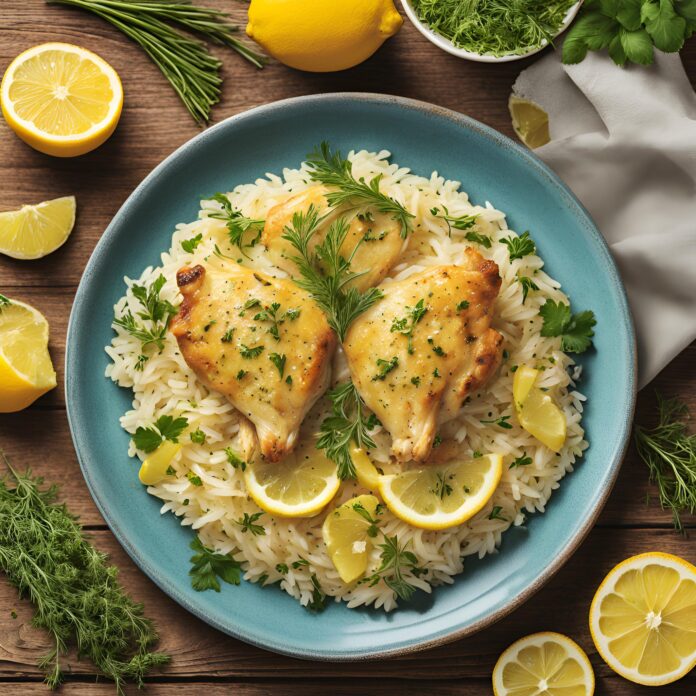 Lemon Chicken Rice Bake Recipe