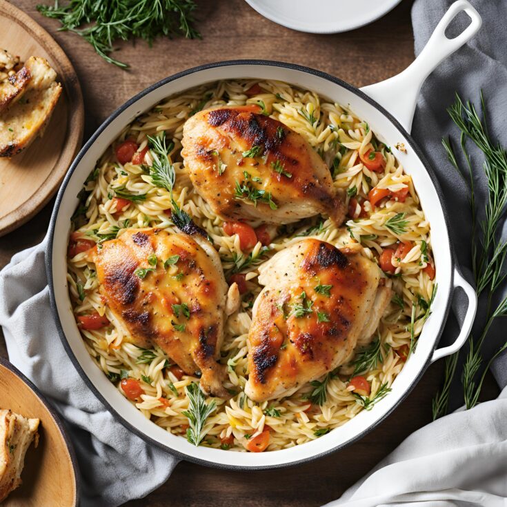 One-Pan Marry Me Chicken with Orzo Recipe