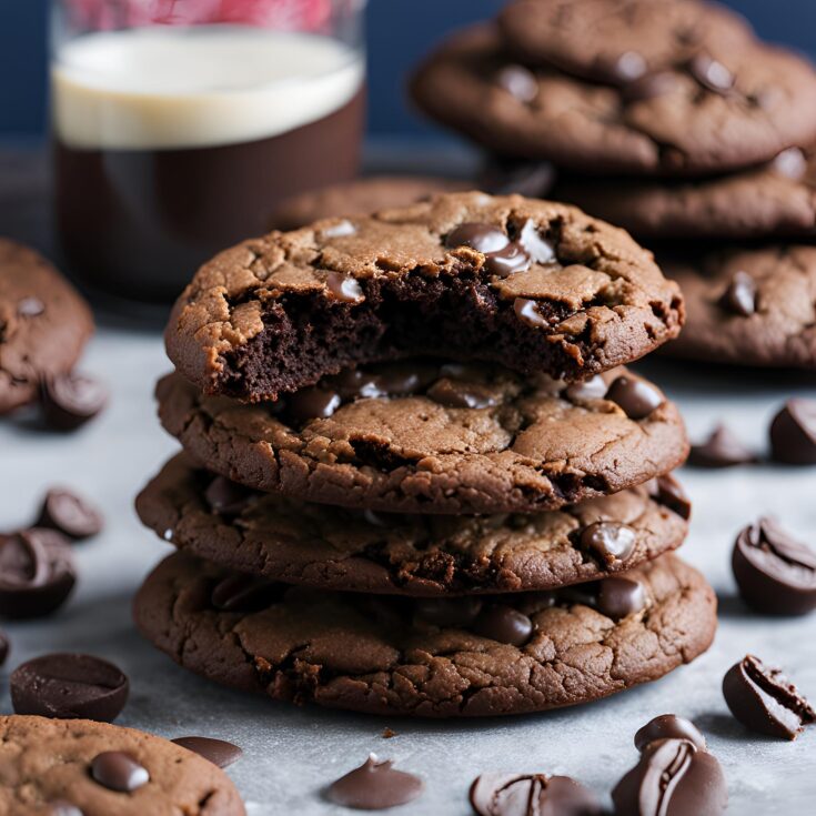 Salted Espresso Brownie Cookies Recipe