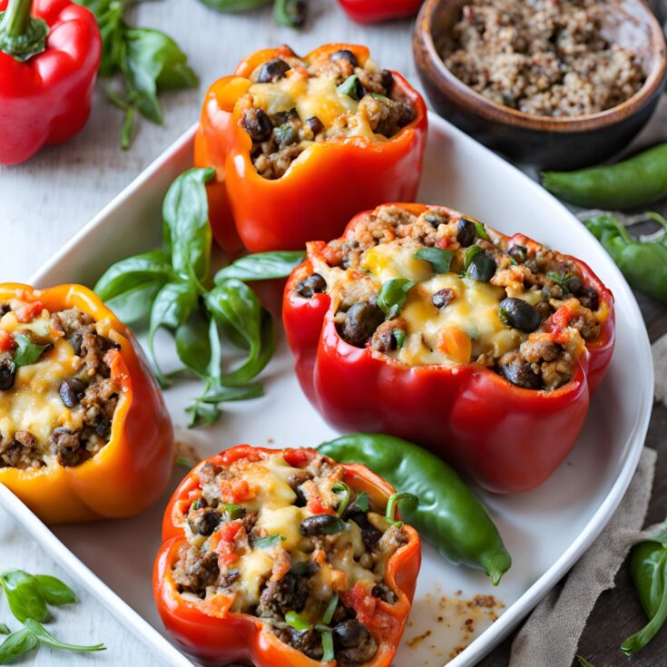 Spicy Italian Stuffed Peppers Recipe