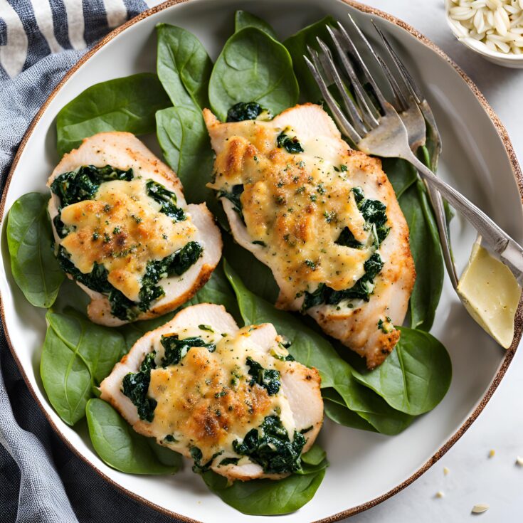 Spinach Stuffed Chicken Breast Recipe