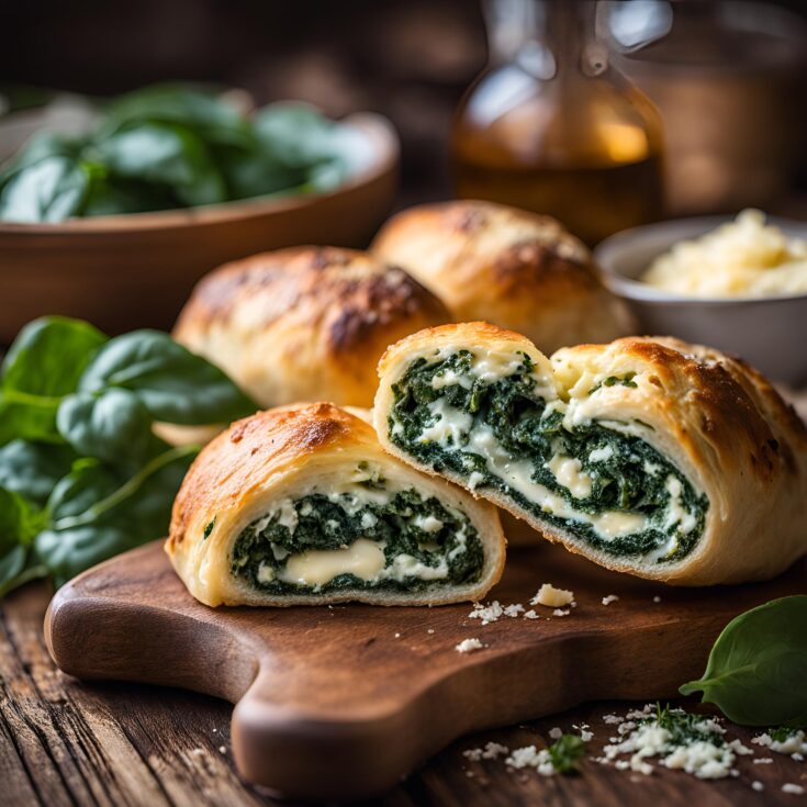 Spinach and Ricotta Rolls Recipe